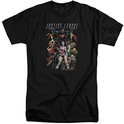 Justice League - Mens Dark Days Tall T-Shirt