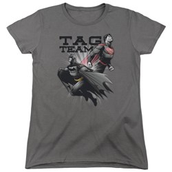 Justice League - Womens Tag Team T-Shirt