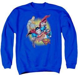 Justice League - Mens Superman Collage Sweater