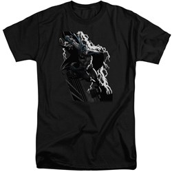 Justice League - Mens Lighting Crashes Tall T-Shirt