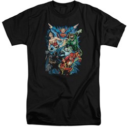 Justice League - Mens Jl Assemble Tall T-Shirt