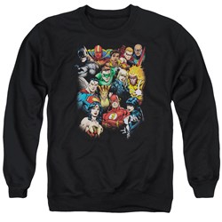 Justice League - Mens The League&#39;S All Here Sweater
