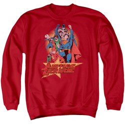 Justice League - Mens Raise Your Fist Sweater