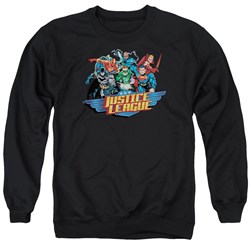 Justice League - Mens Ready To Fight Sweater