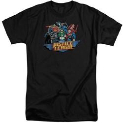 Justice League - Mens Ready To Fight Tall T-Shirt