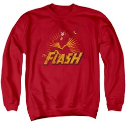 Justice League - Mens Flash Rough Distress Sweater