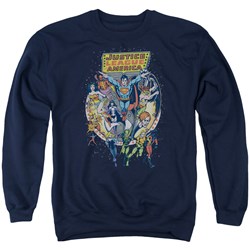 Justice League - Mens Star Group Sweater