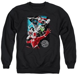 Justice League - Mens Galactic Attack Sweater
