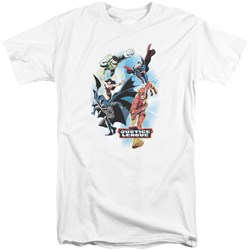 Justice League - Mens At Your Service Tall T-Shirt