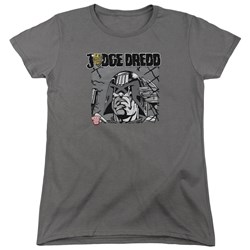 Judge Dredd - Womens Fenced T-Shirt