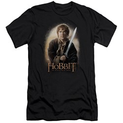 The Hobbit - Mens Bilbo And Sting Premium Slim Fit T-Shirt