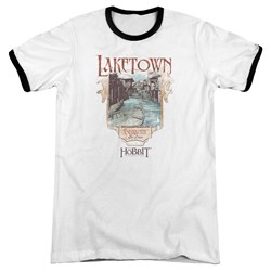 The Hobbit Lake Town - Mens Ringer T-Shirt