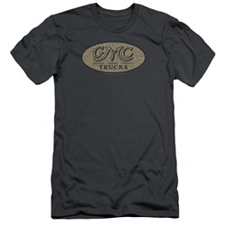 GMC - Mens Vintage Oval Logo Premium Slim Fit T-Shirt