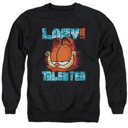 Garfield - Mens Lazy But Talented Distressed Sweater