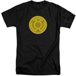 Green Lantern - Mens Yellow Symbol Tall T-Shirt