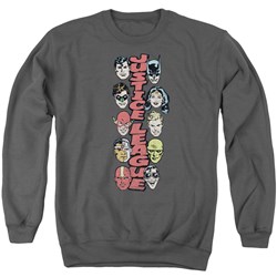DC Comics - Mens Stacked Justice Sweater