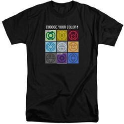 DC Comics - Mens Choose Your Color Tall T-Shirt