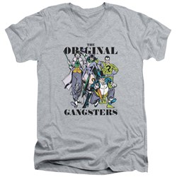 DC Comics - Mens Original Gangsters V-Neck T-Shirt