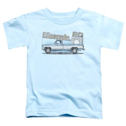 Chevrolet - Toddlers Old Silverado Sketch T-Shirt