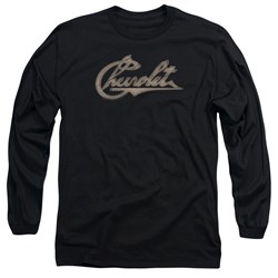 Chevrolet - Mens Chevy Script Long Sleeve T-Shirt
