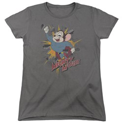 Mighty Mouse - Womens Break Through T-Shirt