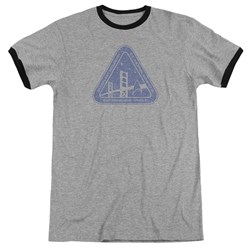 Star Trek - Mens Distressed Logo Ringer T-Shirt