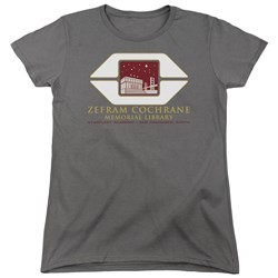 Star Trek - Womens Cochrane Library T-Shirt