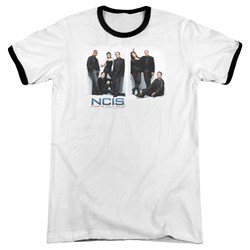 Ncis - Mens White Room Ringer T-Shirt