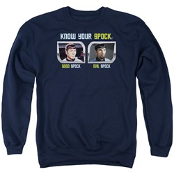 Star Trek - Mens Know Your Spock Sweater