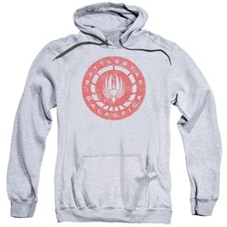 Battlestar Galactica - Mens Eroded Logo Pullover Hoodie