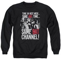 Batman Classic Tv - Mens Bat Channel Sweater