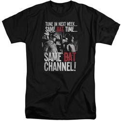 Batman Classic Tv - Mens Bat Channel Tall T-Shirt