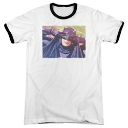 Batman Classic Tv - Mens Smooth Groove Ringer T-Shirt