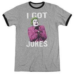 Batman Classic Tv - Mens Got Jokes Ringer T-Shirt