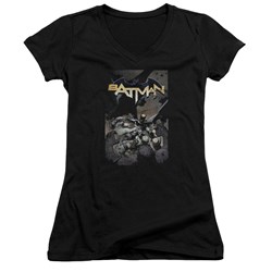 Batman - Juniors Batman One V-Neck T-Shirt