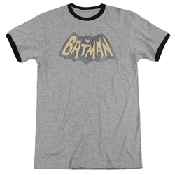 Batman Classic Tv - Mens Show Logo Ringer T-Shirt