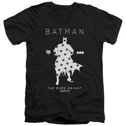 Batman - Mens Star Silhouette V-Neck T-Shirt