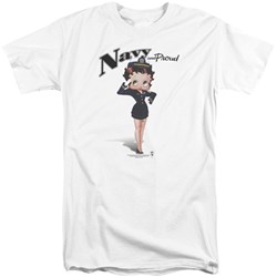 Betty Boop - Mens Navy Boop Tall T-Shirt