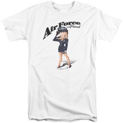 Betty Boop - Mens Air Force Boop Tall T-Shirt