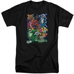 Green Lantern - Mens Blackest Group Tall T-Shirt