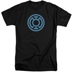 Green Lantern - Mens Lt Blue Emblem Tall T-Shirt