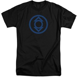 Green Lantern - Mens Blue Emblem Tall T-Shirt