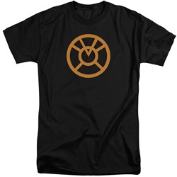 Green Lantern - Mens Orange Emblem Tall T-Shirt