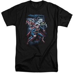 Justice League - Mens Cosmic Crew Tall T-Shirt