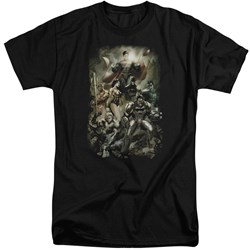 Justice League - Mens Aftermath Tall T-Shirt