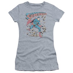Superman - Juniors Mad At Rocks T-Shirt