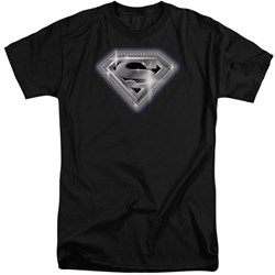 Superman - Mens Bling Shield Tall T-Shirt