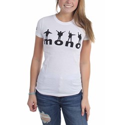 The Beatles - Womens Mono Shirt With Figures T-Shirt