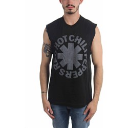 Tops Sleeveless Summer Tank Top Mens Guys Red-Hot-Chili-Peppers-Logo 
