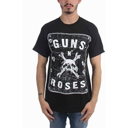 Guns N Roses - Mens Skeleton L.A. Label T-Shirt
